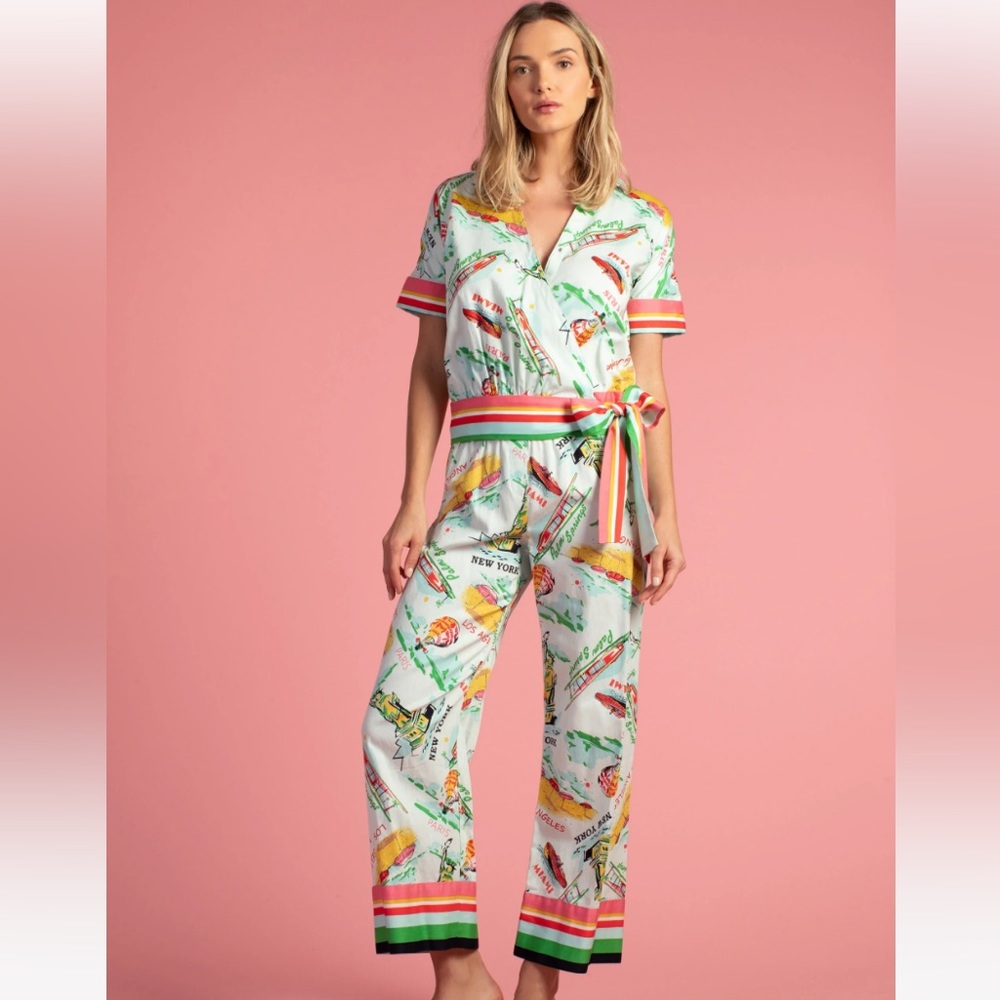 Trina Turk tourist pants and top size S/M
